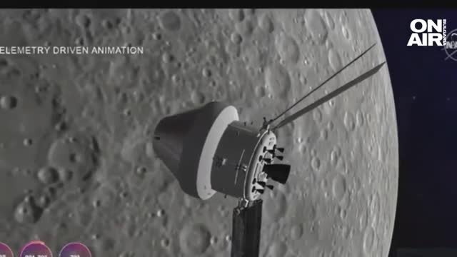 Орион който обиколи Луната в рамките на мисията Артемида се