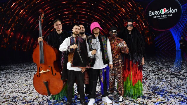 Украинската група Калуш Оркестра която спечели на 14 май конкурса