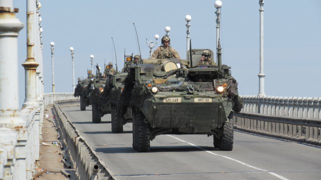 Военна техника се придвижва по националната пътна инфраструктура На 15
