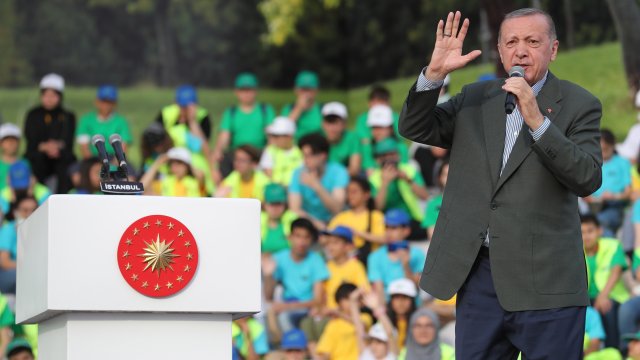 Турският президент Реджеп Тайип Ердоган заяви преди да замине за