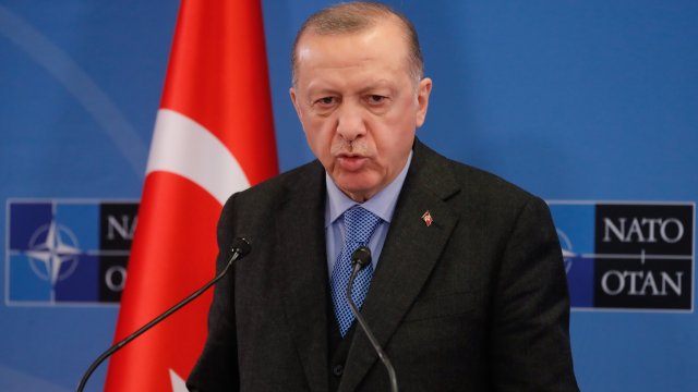 Президентът Реджеп Ердоган заяви че Турция няма положително мнение за