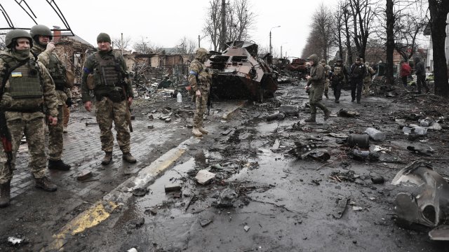 Губернаторът на Курска област заяви днес че граничари в района