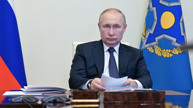 Руският президент Владимир Путин заяви че военните на страната и