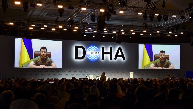 Украинският президент Володимир Зеленски направи изненадващо видеопослание по време на