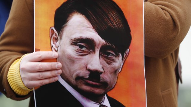 Украинският президент Володимир Зеленски сравни днес инвазията на Русия в