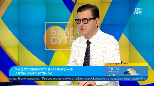 Премиерът в оставка Кирил Петков обсъди с президента на Азербайджан