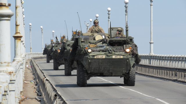 Военна техника ще се придвижва в продължение на три дни
