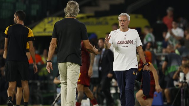 Треньорът на Рома Жозе Моуриньо бе доволен от равенството 1 1