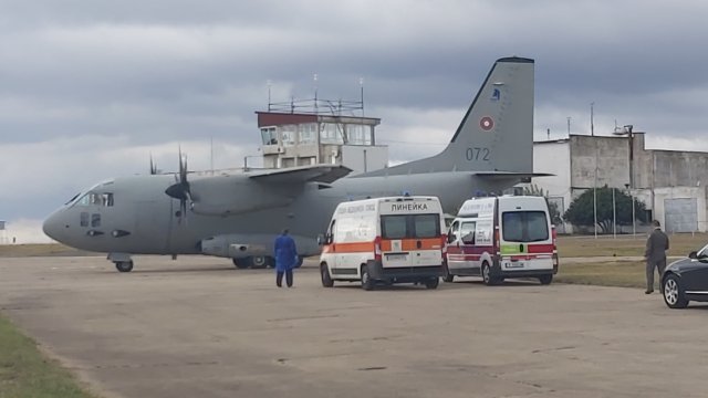 Съвместна операция на Военноморските и Военновъздушните сили за медицинска евакуация