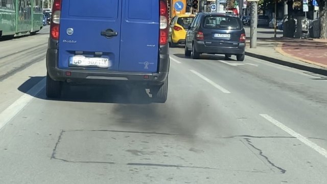 В платформата наш потребител изпрати снимки от София Заснел е