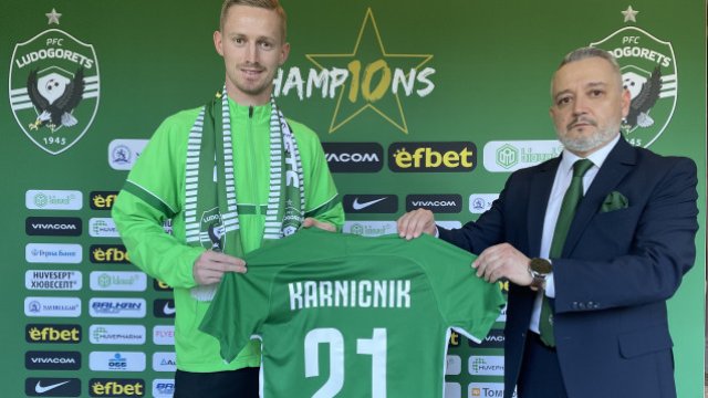 Словенският защитник Жан Краничник е футболист на Лудогорец Шампионите и