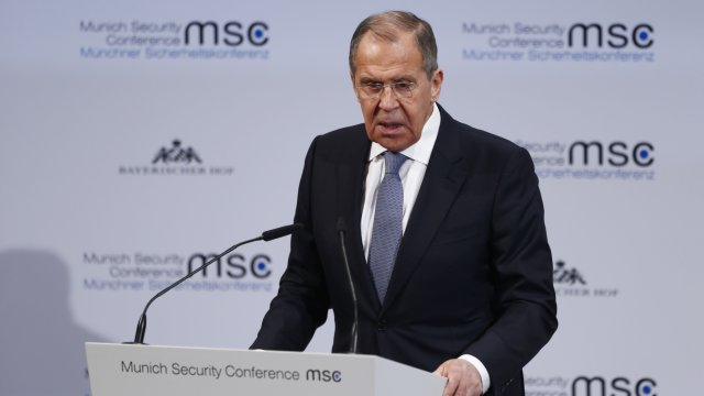 Руският външен министър Сергей Лавров заяви, че целта на Москва