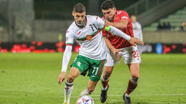 България тресна с 2 0 Кипър в контрола играна в Ларнака