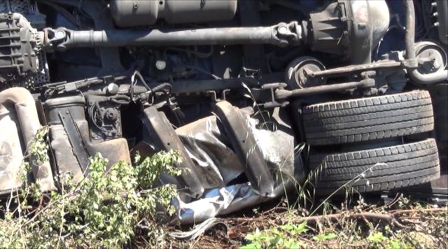 ТИР се вряза в автомивка в Пазарджик Инцидентът е станал