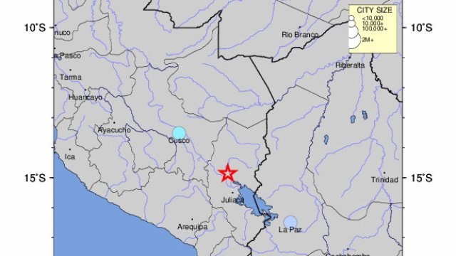 Земетресение с магнитуд 7 по Рихтер е регистрирано в южната част