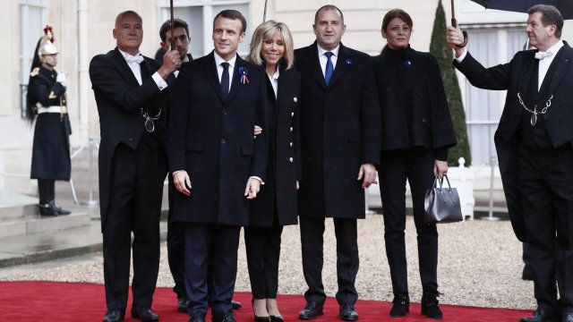 Държавният глава Румен Радев поздрави президента на Франция Еманюел Макрон