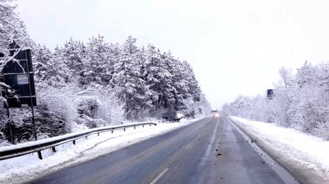 Първи сняг заваля по високите части на област Смолян В
