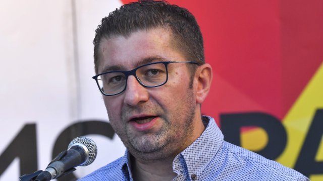 Лидерът на опозиционната партия в РСМ ВМРО ДПМНЕ Християн Мицкоски
