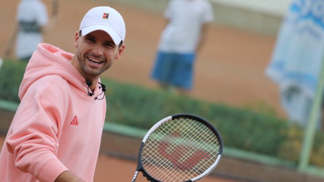 Първите ракети на България в тениса Виктория Томова и Григор