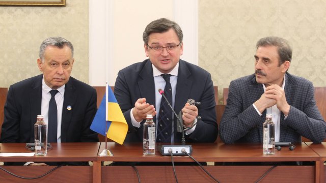 Министърът на външните работи на Украйна Дмитро Кулеба благодари на
