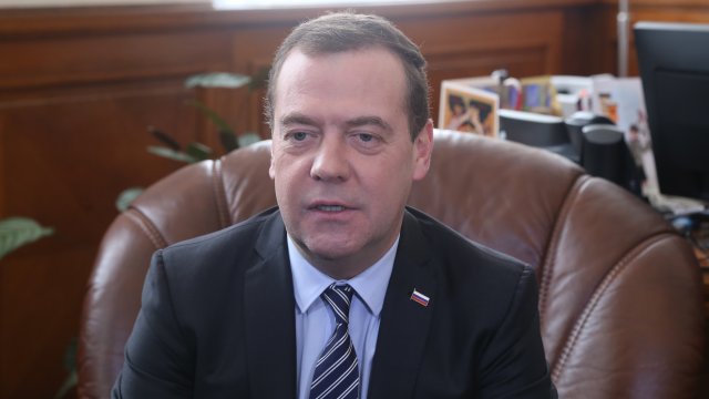 Заместник-председателят на Съвета за сигурност (СС) на Русия Дмитрий Медведев
