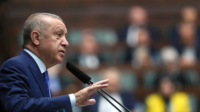 Турският президент Реджеп Тайип Ердоган заяви в телефонен разговор с