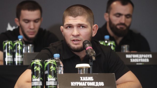 Хабиб Нурмагомедов който е бивш абсолютен шампион на UFC в