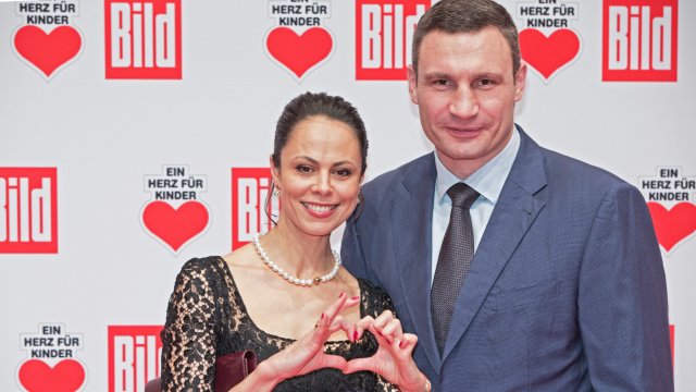 Известният в миналото боксьор а сега кметът на Киев Виталий