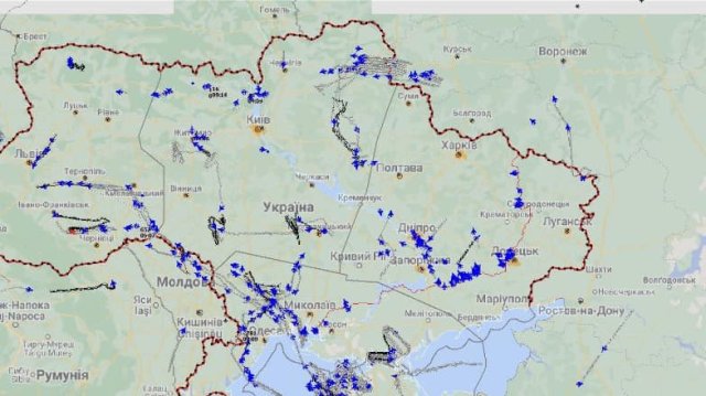 Главнокомандващият на въоръжените сили на Украйна публикува карта на руските