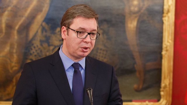 Президентът на Сърбия Александър Вучич е заявил пред съветника на
