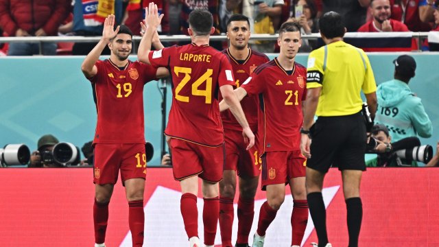 Испания разгроми Коста Рика със 7 0 на стадион Ал Тумама