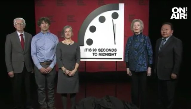 90 секунди до полунощ сочат стрелките на най страховития часовник на