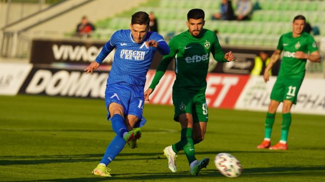 Левски победи Лудогорец с 3 2 в първия полуфинален сблъсък между