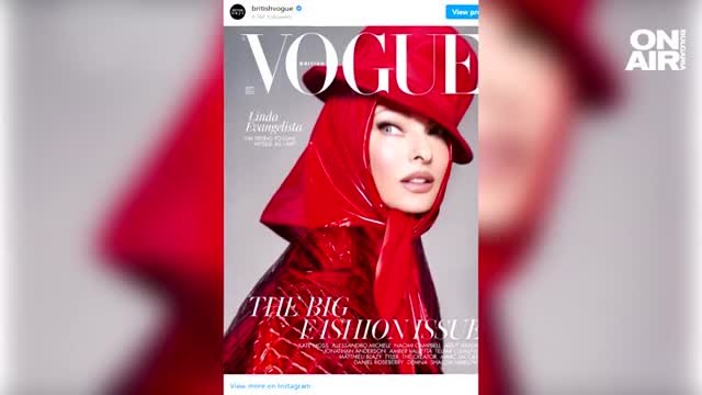 Супермоделът Линда Еванджелиста изгря на корицата на списание Вог  за септември Модната икона