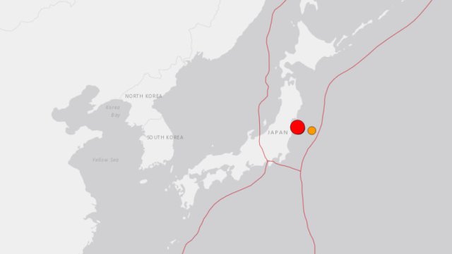 Япония съобщи за опасност от цунами след като земетресение с магнитуд