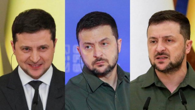 На 23 февруари 2022 г Зеленски казва Бъдещето на европейската