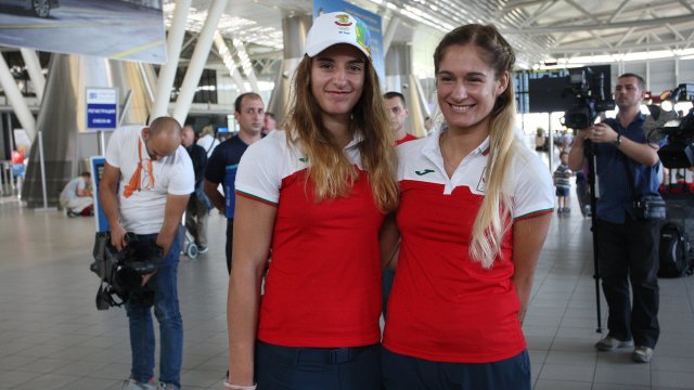 Двукратните европейски шампионки на двойки в бадминтона Габриела и