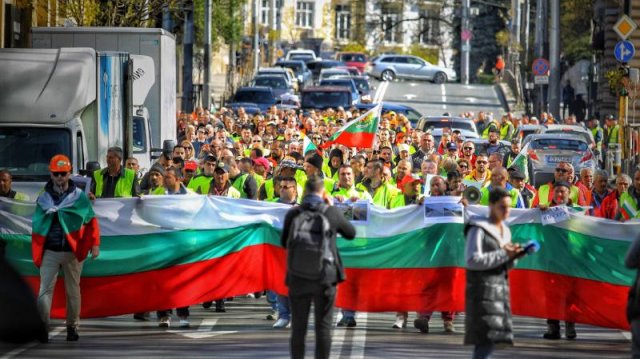 Втори национален протест на Българската браншова камара Пътища Ще бъдат