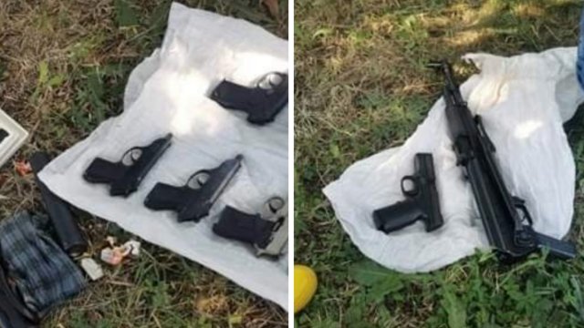 При акция в Бургас откриха голям боен арсенал Открити са