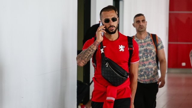 Крилото на ЦСКА Георги Йомов сподели публикация в социалните мрежи