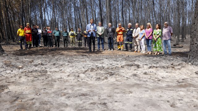 Испанското правителство обяви за катастрофална зона  териториите засегнати от големите пожари