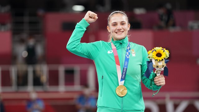 Олимпийската шампионка от Токио 2020 Ивет Горанова спечели златен медал