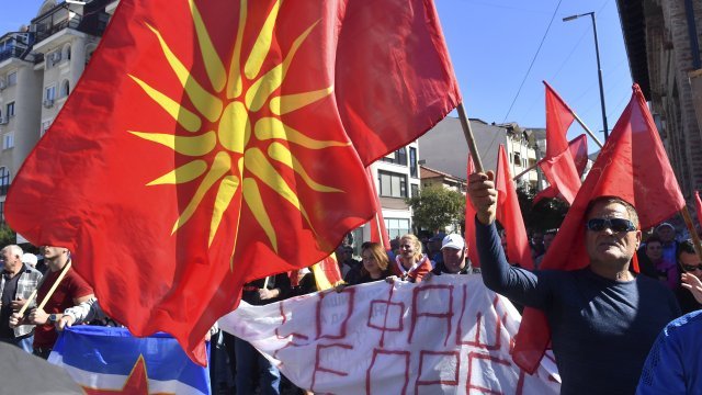 Лидерът на опозиционната партия в РСМ ВМРО ДПМНЕ Христиан Мицкоски сравни