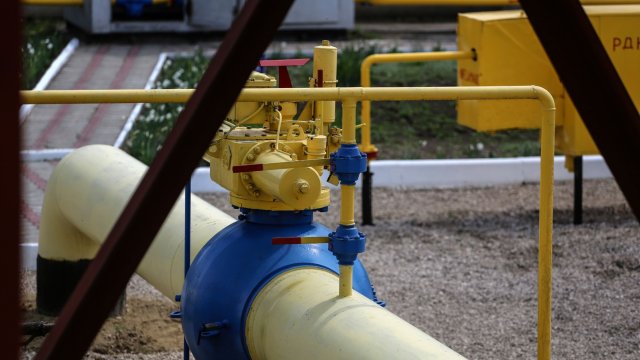 Руската компания Газпром без предупреждение е увеличила налягането на газа