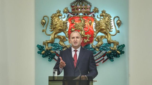 Президентът Румен Радев изрази съболезнования на своя колега президента на