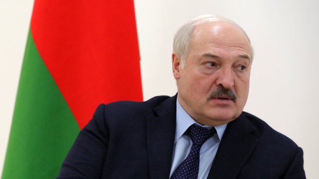 Беларуският президент Александър Лукашенко срещу когото са въведени американски санкции
