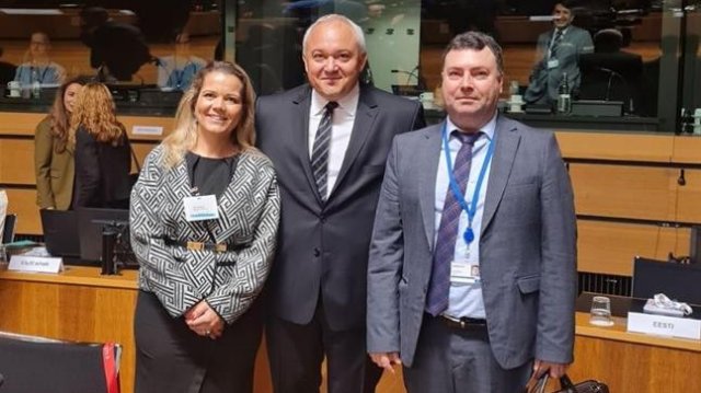 Министърът на вътрешните работи Иван Демерджиев и заместник министър Моника Димитрова Бийчър участваха