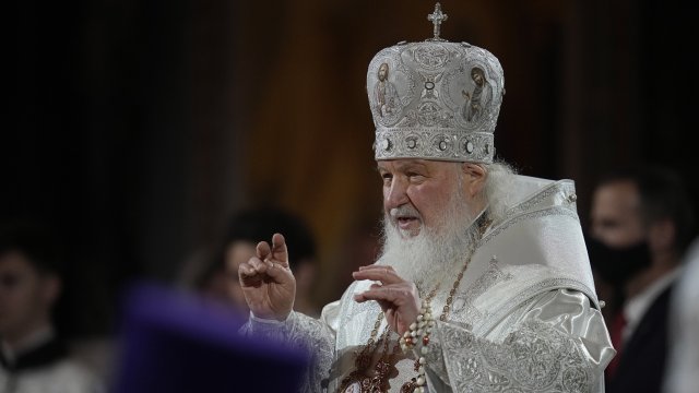 Главата на Руската православна църква РПЦ патриарх Кирил отмени планираното
