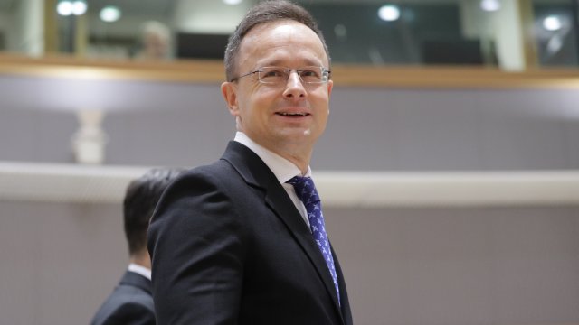 Министърът на външните работи и търговията на Унгария Петер Сиярто