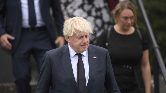 Британският министър председател Борис Джонсън посети днес Киев където приветства